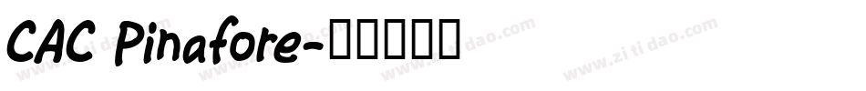 CAC Pinafore字体转换
